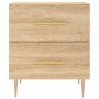Mesita de noche madera de ingeniería roble Sonoma 40x35x47,5 cm de , Mesitas de noche - Ref: Foro24-827282, Precio: 54,16 €, ...