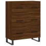 Aparador de madera de ingeniería marrón roble 69,5x34x90 cm de , Aparadores - Ref: Foro24-827883, Precio: 110,30 €, Descuento: %