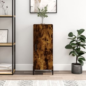Aparador madera de ingeniería roble ahumado 34,5x34x90 cm de , Aparadores - Ref: Foro24-828553, Precio: 62,39 €, Descuento: %