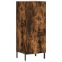 Aparador madera de ingeniería roble ahumado 34,5x34x90 cm de , Aparadores - Ref: Foro24-828553, Precio: 62,39 €, Descuento: %