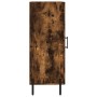 Aparador madera de ingeniería roble ahumado 34,5x34x90 cm de , Aparadores - Ref: Foro24-828553, Precio: 62,39 €, Descuento: %