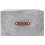 Mesita de noche de pared color gris hormigón 35x35x20 cm de , Taquillas y armarios de almacenamiento - Ref: Foro24-829780, Pr...