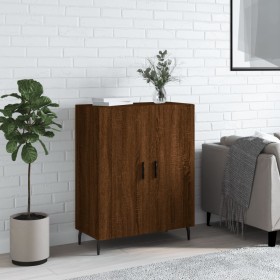 Aparador de madera de ingeniería marrón roble 69,5x34x90 cm de , Aparadores - Ref: Foro24-827747, Precio: 102,79 €, Descuento: %