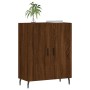 Aparador de madera de ingeniería marrón roble 69,5x34x90 cm de , Aparadores - Ref: Foro24-827747, Precio: 102,79 €, Descuento: %
