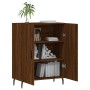 Aparador de madera de ingeniería marrón roble 69,5x34x90 cm de , Aparadores - Ref: Foro24-827747, Precio: 102,79 €, Descuento: %