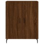 Aparador de madera de ingeniería marrón roble 69,5x34x90 cm de , Aparadores - Ref: Foro24-827747, Precio: 102,79 €, Descuento: %