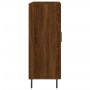 Aparador de madera de ingeniería marrón roble 69,5x34x90 cm de , Aparadores - Ref: Foro24-827747, Precio: 102,79 €, Descuento: %