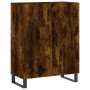 Aparador de madera de ingeniería roble ahumado 69,5x34x90 cm de , Aparadores - Ref: Foro24-827753, Precio: 88,97 €, Descuento: %