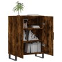Aparador de madera de ingeniería roble ahumado 69,5x34x90 cm de , Aparadores - Ref: Foro24-827753, Precio: 88,97 €, Descuento: %