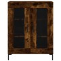 Aparador de madera de ingeniería roble ahumado 69,5x34x90 cm de , Aparadores - Ref: Foro24-827793, Precio: 84,11 €, Descuento: %