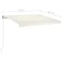 Toldo retráctil automático crema 350x250 cm de vidaXL, Toldos - Ref: Foro24-3068887, Precio: 334,77 €, Descuento: %