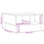 Mesa de centro madera de ingeniería gris Sonoma 60x60x30 cm de , Mesas de centro - Ref: Foro24-827034, Precio: 45,51 €, Descu...