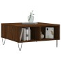 Mesa de centro madera de ingeniería roble marrón 60x60x30 cm de , Mesas de centro - Ref: Foro24-827043, Precio: 44,36 €, Desc...