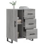 Aparador de madera de ingeniería gris Sonoma 69,5x34x90 cm de , Aparadores - Ref: Foro24-827946, Precio: 101,42 €, Descuento: %