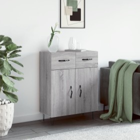 Aparador de madera de ingeniería gris Sonoma 69,5x34x90 cm de , Aparadores - Ref: Foro24-827978, Precio: 85,31 €, Descuento: %