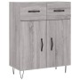 Aparador de madera de ingeniería gris Sonoma 69,5x34x90 cm de , Aparadores - Ref: Foro24-827978, Precio: 85,31 €, Descuento: %