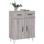 Aparador de madera de ingeniería gris Sonoma 69,5x34x90 cm de , Aparadores - Ref: Foro24-827978, Precio: 85,31 €, Descuento: %