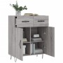 Aparador de madera de ingeniería gris Sonoma 69,5x34x90 cm de , Aparadores - Ref: Foro24-827978, Precio: 85,31 €, Descuento: %