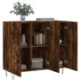 Aparador de madera de ingeniería roble ahumado 90x34x80 cm de , Aparadores - Ref: Foro24-828105, Precio: 74,21 €, Descuento: %