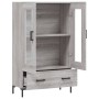 Aparador alto madera de ingeniería gris Sonoma 69,5x31x115 cm de , Aparadores - Ref: Foro24-828306, Precio: 95,40 €, Descuent...