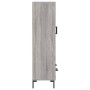 Aparador alto madera de ingeniería gris Sonoma 69,5x31x115 cm de , Aparadores - Ref: Foro24-828306, Precio: 95,40 €, Descuent...