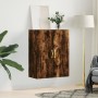 Armario de pared roble ahumado 69,5x34x90 cm de , Aparadores - Ref: Foro24-828409, Precio: 80,43 €, Descuento: %