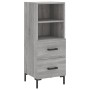 Aparador madera de ingeniería gris Sonoma 34,5x34x90 cm de , Aparadores - Ref: Foro24-828674, Precio: 56,92 €, Descuento: %