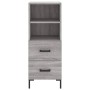 Aparador madera de ingeniería gris Sonoma 34,5x34x90 cm de , Aparadores - Ref: Foro24-828674, Precio: 56,92 €, Descuento: %