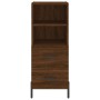Aparador madera de ingeniería marrón roble 34,5x34x90 cm de , Aparadores - Ref: Foro24-828683, Precio: 59,71 €, Descuento: %