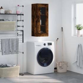 Armario de pared roble ahumado 34,5x34x90 cm de , Aparadores - Ref: Foro24-828913, Precio: 51,88 €, Descuento: %