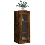Armario de pared roble ahumado 34,5x34x90 cm de , Aparadores - Ref: Foro24-828913, Precio: 51,88 €, Descuento: %