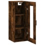 Armario de pared roble ahumado 34,5x34x90 cm de , Aparadores - Ref: Foro24-828913, Precio: 51,88 €, Descuento: %