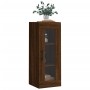 Armario de pared marrón roble 34,5x34x90 cm de , Aparadores - Ref: Foro24-828939, Precio: 52,80 €, Descuento: %