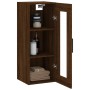 Armario de pared marrón roble 34,5x34x90 cm de , Aparadores - Ref: Foro24-828939, Precio: 52,80 €, Descuento: %