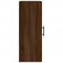 Armario de pared marrón roble 34,5x34x90 cm de , Aparadores - Ref: Foro24-828939, Precio: 52,80 €, Descuento: %