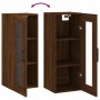 Armario de pared marrón roble 34,5x34x90 cm de , Aparadores - Ref: Foro24-828939, Precio: 52,80 €, Descuento: %