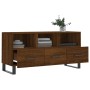 Mueble de TV madera de ingeniería marrón roble 102x36x50 cm de , Muebles TV - Ref: Foro24-829067, Precio: 85,50 €, Descuento: %