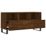 Mueble de TV madera de ingeniería marrón roble 102x36x50 cm de , Muebles TV - Ref: Foro24-829067, Precio: 85,50 €, Descuento: %
