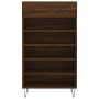 Zapatero madera de ingeniería roble marrón 60x35x105 cm de , Armarios y almacenamiento - Ref: Foro24-829611, Precio: 73,71 €,...