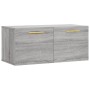 Armario de pared madera de ingeniería gris Sonoma 80x36,5x35 cm de , Taquillas y armarios de almacenamiento - Ref: Foro24-830...