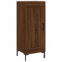 Aparador madera de ingeniería marrón roble 34,5x34x90 cm de , Aparadores - Ref: Foro24-830451, Precio: 62,54 €, Descuento: %