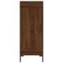 Aparador madera de ingeniería marrón roble 34,5x34x90 cm de , Aparadores - Ref: Foro24-830451, Precio: 62,54 €, Descuento: %