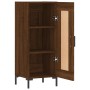 Aparador madera de ingeniería marrón roble 34,5x34x90 cm de , Aparadores - Ref: Foro24-830451, Precio: 62,54 €, Descuento: %