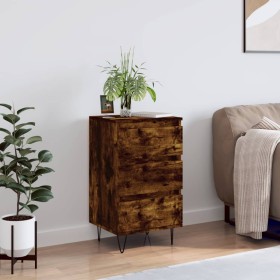 Aparador madera de ingeniería roble ahumado 40x35x70 cm de , Aparadores - Ref: Foro24-831097, Precio: 59,85 €, Descuento: %