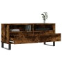 Mueble de TV madera contrachapada roble ahumado 100x34,5x44,5cm de , Muebles TV - Ref: Foro24-831249, Precio: 94,28 €, Descue...