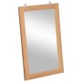 Espejo de pared madera de teca maciza 50x70 cm de , Espejos - Ref: Foro24-246501, Precio: 58,35 €, Descuento: %