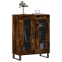 Aparador de madera de ingeniería roble ahumado 69,5x34x90 cm de , Aparadores - Ref: Foro24-827817, Precio: 86,83 €, Descuento: %