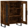 Aparador de madera de ingeniería roble ahumado 69,5x34x90 cm de , Aparadores - Ref: Foro24-827817, Precio: 86,83 €, Descuento: %