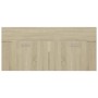 Mueble con lavabo madera de ingeniería roble Sonoma de vidaXL, Tocadores de baño - Ref: Foro24-3070850, Precio: 288,04 €, Des...