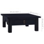 Mesa de centro madera maciza caoba café negro claro 68x68x30 cm de , Mesas de centro - Ref: Foro24-288826, Precio: 103,07 €, ...